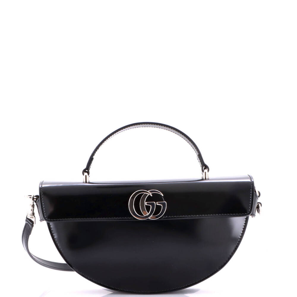 Gucci Mini GG Half Moon Top Handle Bag